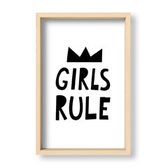 Cuadro Girls rule in black - El Nido - Tienda de Objetos