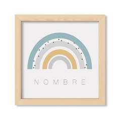 Cuadro Nombre con arcoiris