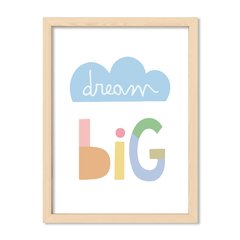 Cuadro Dream big pasteles