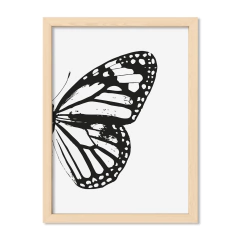 Cuadro Mariposa in Black
