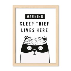 Cuadro Sleep Thief Lives Here