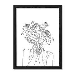 Cuadro Flower Face en internet