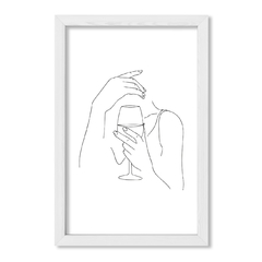Cuadro Vino en lineas - comprar online