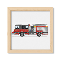 Cuadro Auto Bombero