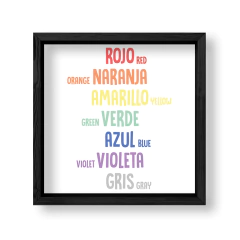 Imagen de Cuadro Happy Colores