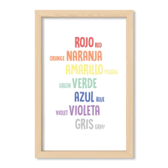 Cuadro Happy Colores