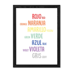 Cuadro Happy Colores en internet