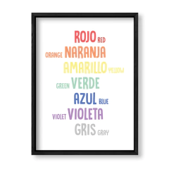Imagen de Cuadro Happy Colores
