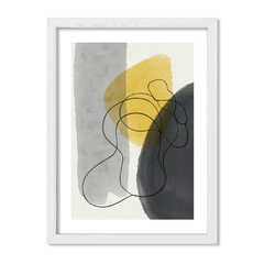 Cuadro Black and Yellow 3 - comprar online