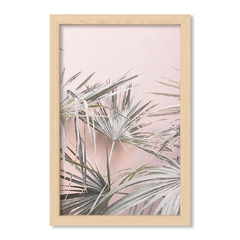 Cuadro Pink Botanic Leaves