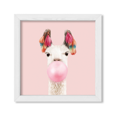 Cuadro Llama Chicle - comprar online