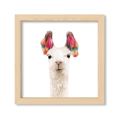 Cuadro Baby Llama Colorida