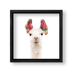 Imagen de Cuadro Baby Llama Colorida