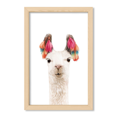 Cuadro Baby Llama Colorida