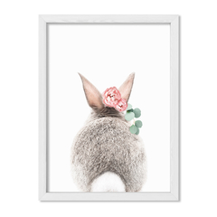 Conejo con flores atras - comprar online