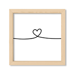 Cuadro Lines heart