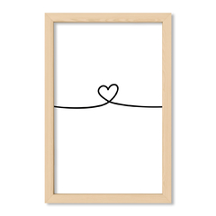 Cuadro Lines heart