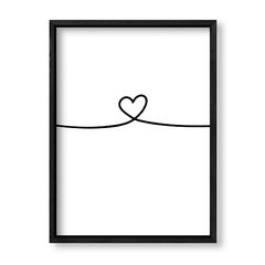 Imagen de Cuadro Lines heart