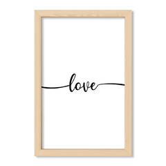 Cuadro Love en Lineas