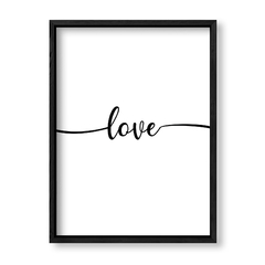 Imagen de Cuadro Love en Lineas