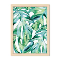 Cuadro Monstera acuarela
