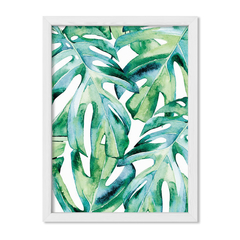 Cuadro Monstera acuarela - comprar online