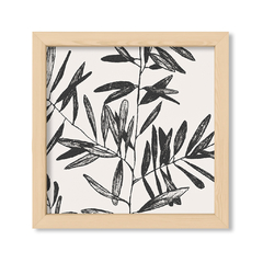 Botanic Leaves Black