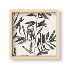 Botanic Leaves Black - El Nido - Tienda de Objetos