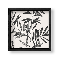 Imagen de Botanic Leaves Black