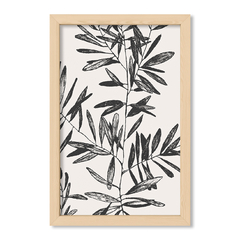 Botanic Leaves Black