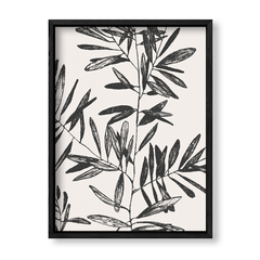 Imagen de Botanic Leaves Black