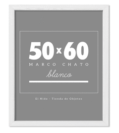 50x60 Chato Blanco