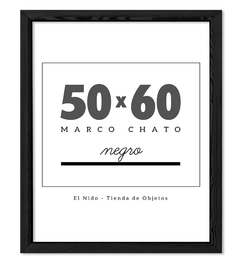 50x60 Chato Negro