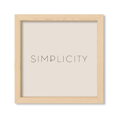 Simplicity