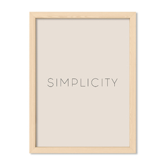 Simplicity