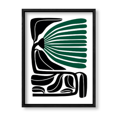 Imagen de Neutral Flowers Green 1