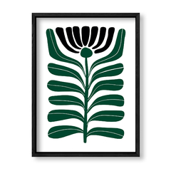 Imagen de Neutral Flowers Green 2