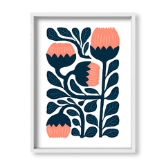 Neutral Flowers Blue 1 - tienda online
