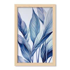 Blue Botanical Art 1