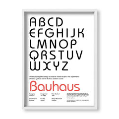 Bauhaus Typeface Black - tienda online