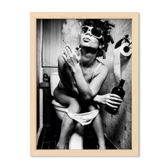 Girl in the bathroom
