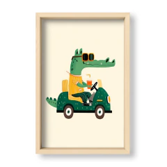 Aventuras de Animales Cocodrilo al Volante