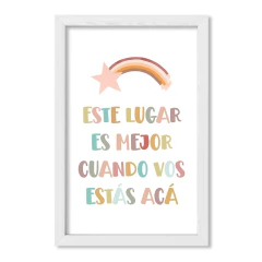 Este lugar es mejor cuando vos estás acá - tienda online