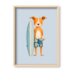 Aventuras de Animales Perro Surfer