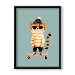 Aventuras de Animales Gato Skater en internet