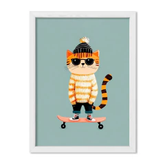Aventuras de Animales Gato Skater - tienda online