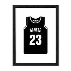 Imagen de Basket Minimal Camiseta Personalizado