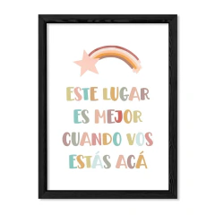 Imagen de Este lugar es mejor cuando vos estás acá