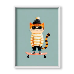 Aventuras de Animales Gato Skater - comprar online