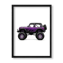 Monster Truck Púrpura en internet